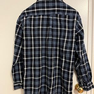 Long Sleeve Mens Navy Blue Shirt